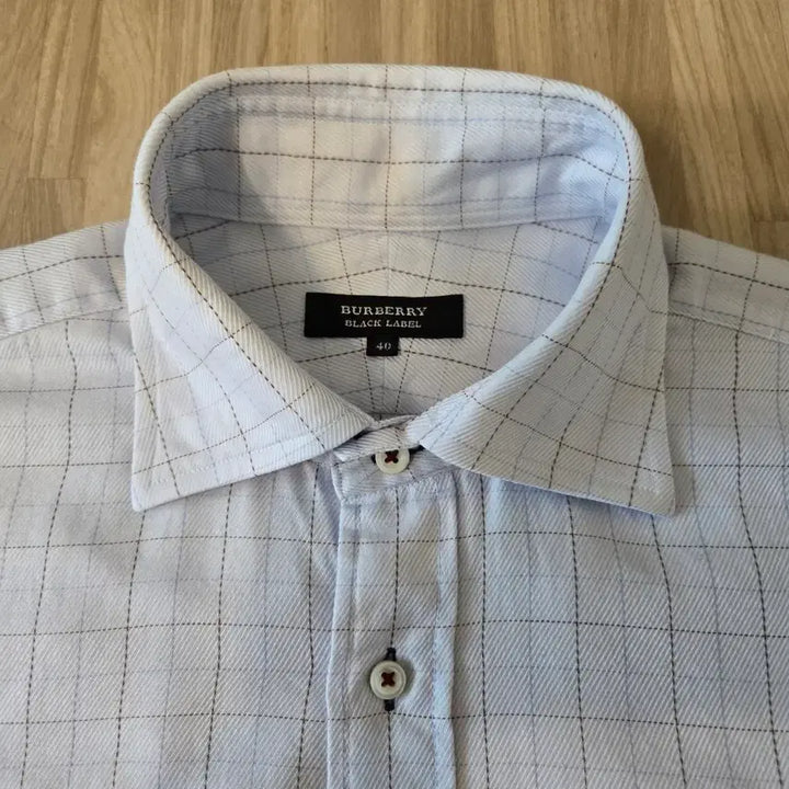 [BUNJANG] Burberry Black Label Check Long Sleeve Shirt / 95) 버버리 블랙라벨 체크 긴팔 셔츠
