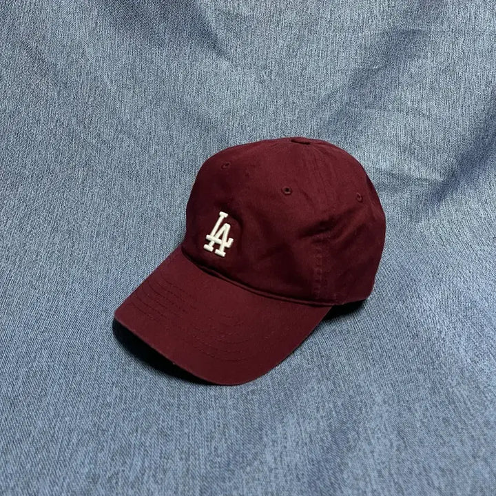 [BUNJANG] MLB FREE Cap / MLB la 와인색 캡모자 볼캡 FREE