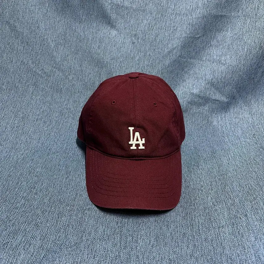 [BUNJANG] MLB FREE Cap / MLB la 와인색 캡모자 볼캡 FREE