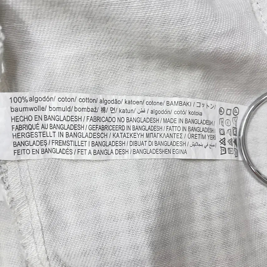 [BUNJANG] ZARA Check Cropped Denim Jacket / 자라(ZARA) 체크 크롭 데님 자켓