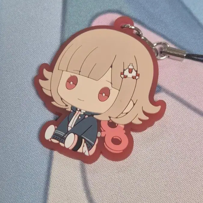 [BUNJANG] Super Danganronpa Chiaki Nanami Keyring / 오늘만할인 슈퍼 단간론파 슈단 나나미 치아키 키링 굿즈 공식 러버스트랩