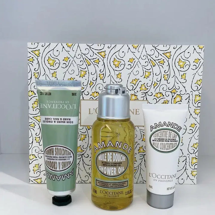 [BUNJANG] L'Occitane Almond Collection / 록시땅 아몬드 기프트 컬렉션 3종 국문택