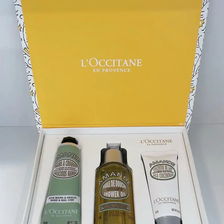 [BUNJANG] L'Occitane Almond Collection / 록시땅 아몬드 기프트 컬렉션 3종 국문택