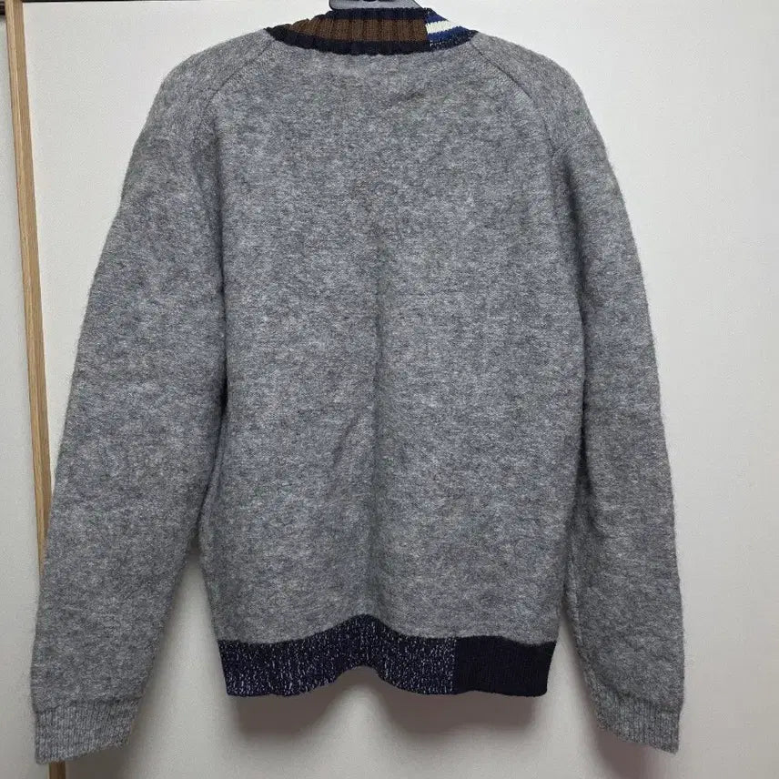 [BUNJANG] Solid Homme V-neck Sweater / 솔리드옴므 브이넥 스웨터