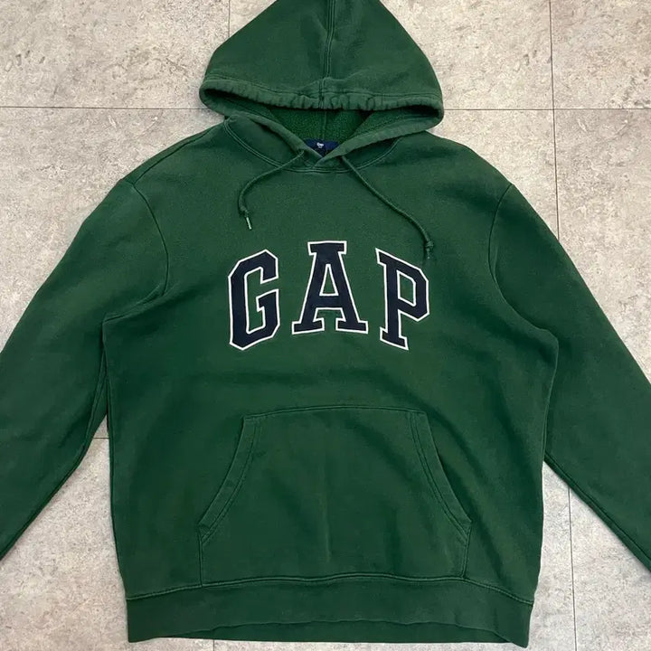 [BUNJANG] Unbranded Green Hoodie / 갭 후드티 그린 L #csz3357