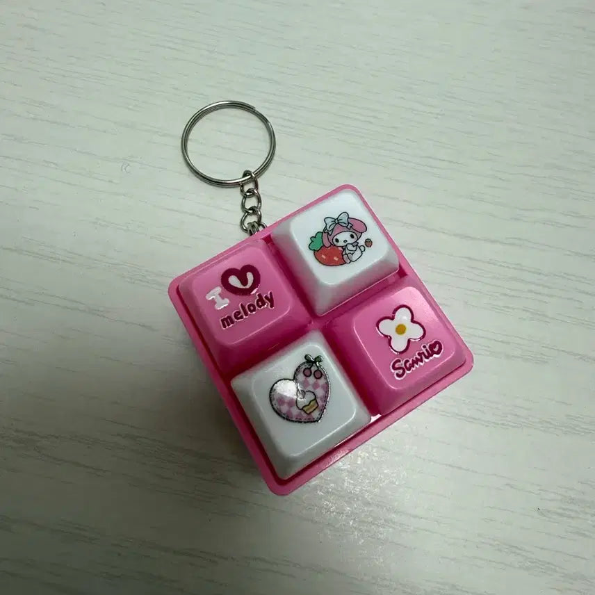 [BUNJANG] My Melody Keycap Keyring / 마이멜로디 키캡키링