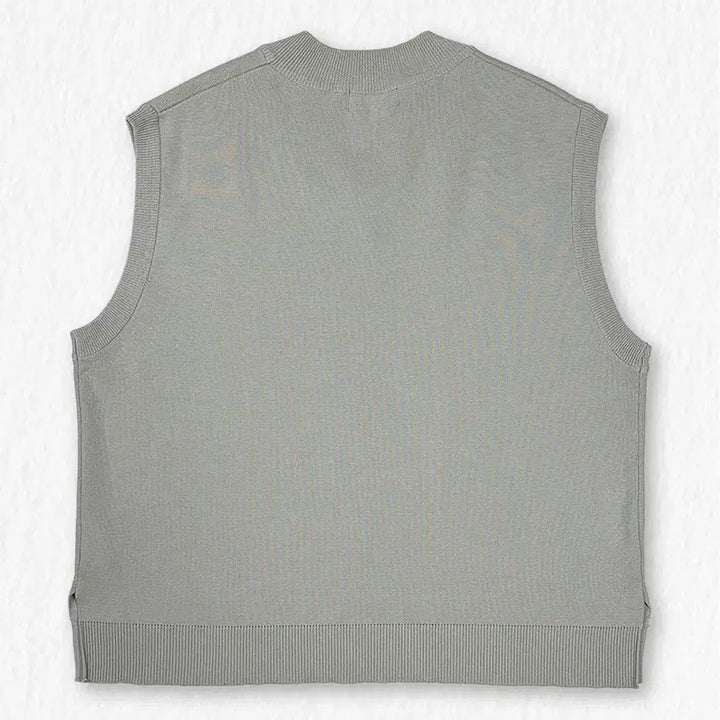 [BUNJANG] Custom A Clock Knit Vest / 커스텀어클락 니트 베스트