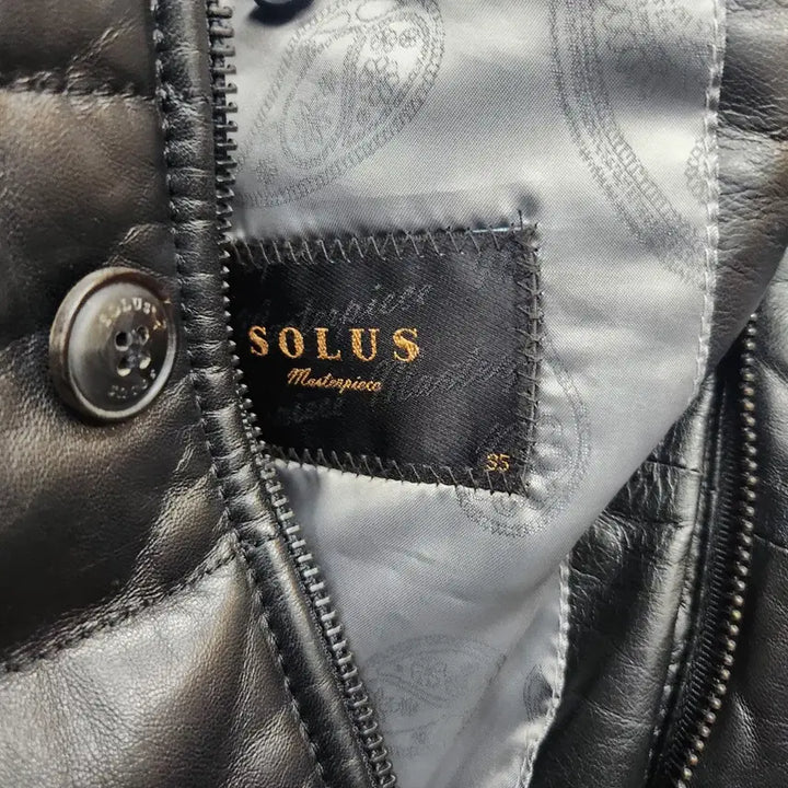 [BUNJANG] SOLUS Leather Jacket (Size M) / SOLUS솔루스 양가죽 자켓 95(M)