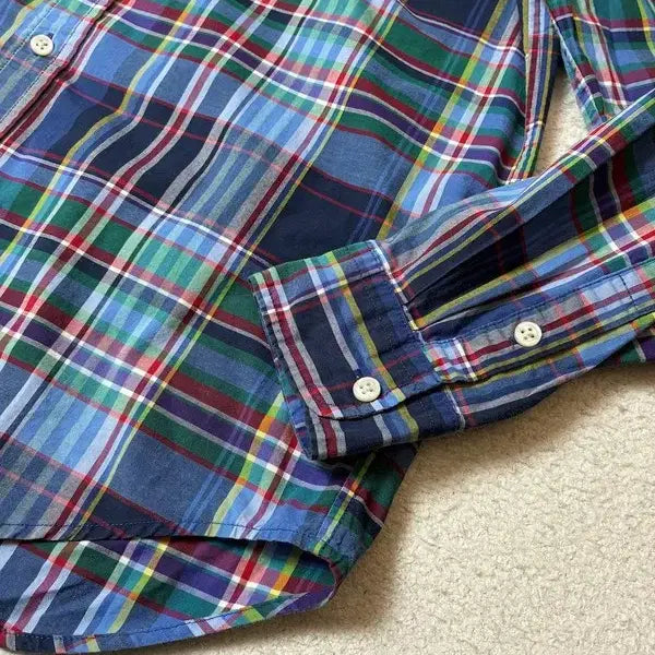 [BUNJANG] Polo Ralph Lauren Natural Stretch Check Shirt PN7936 / 폴로 랄프로렌 내츄럴 스트레치 체크 셔츠 PN7936