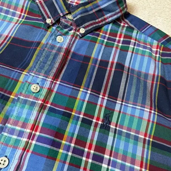 [BUNJANG] Polo Ralph Lauren Natural Stretch Check Shirt PN7936 / 폴로 랄프로렌 내츄럴 스트레치 체크 셔츠 PN7936