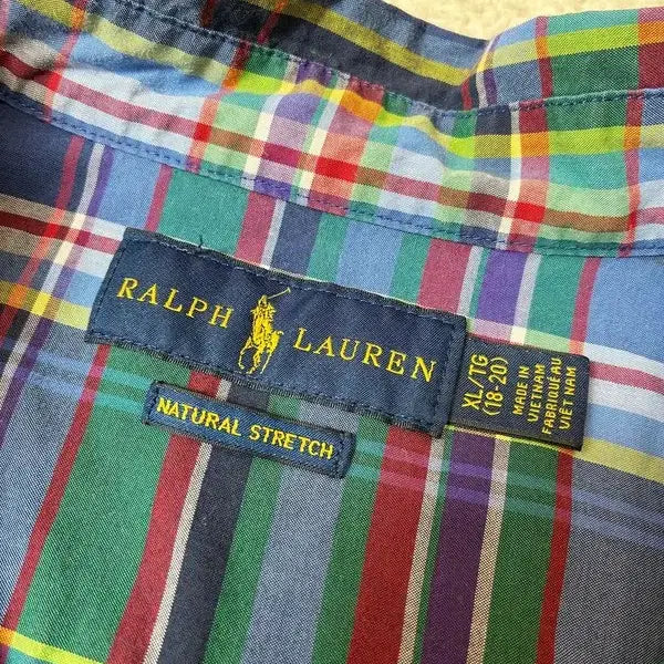 [BUNJANG] Polo Ralph Lauren Natural Stretch Check Shirt PN7936 / 폴로 랄프로렌 내츄럴 스트레치 체크 셔츠 PN7936