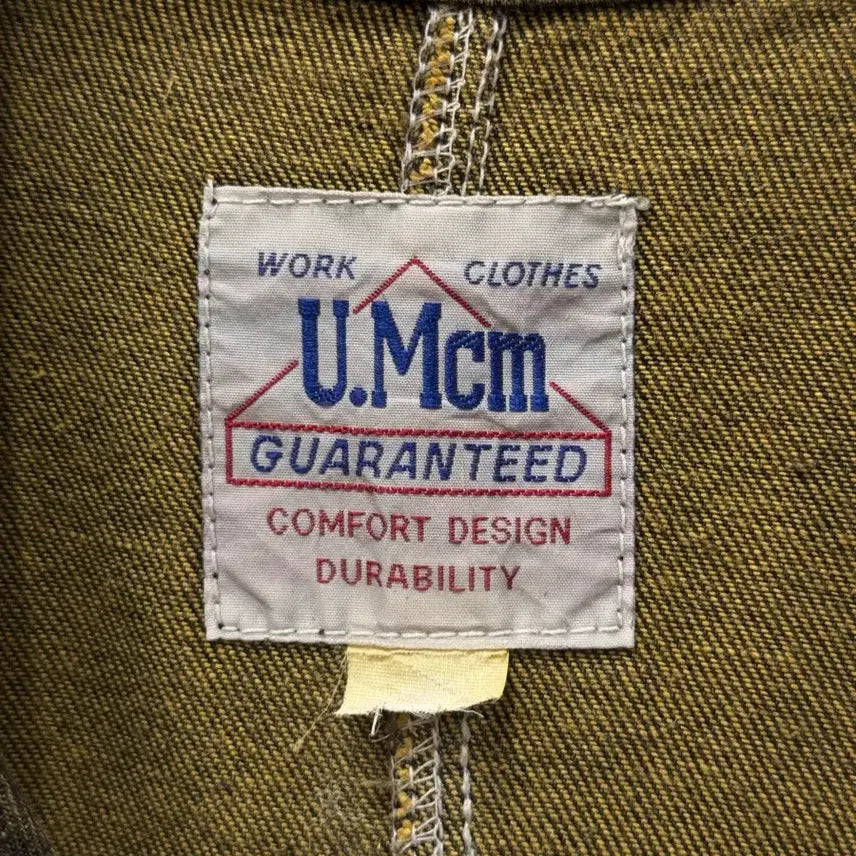 [SOLD OUT] L) U.Mcm Olive Drab Denim Chore Jacket