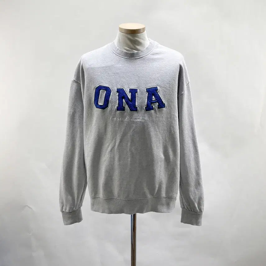 [BUNJANG] ONA Gray Casual Sweatshirt / ONA 여성캐주얼맨투맨티 그레이 FREE 영구제
