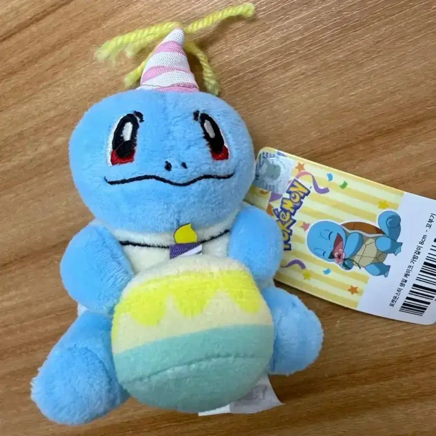 [BUNJANG] Pokemon Squirtle Birthday Party Event Doll / 포켓몬스터 꼬부기 생일 케이크 인형
