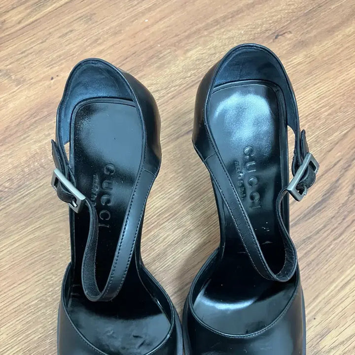 [BUNJANG] Gucci Square Toe Pumps / 225 구찌 스퀘어 토 펌프스 힐 구두