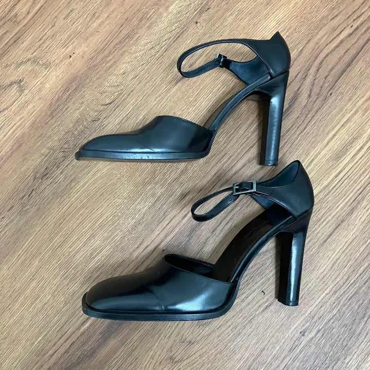 [BUNJANG] Gucci Square Toe Pumps / 225 구찌 스퀘어 토 펌프스 힐 구두