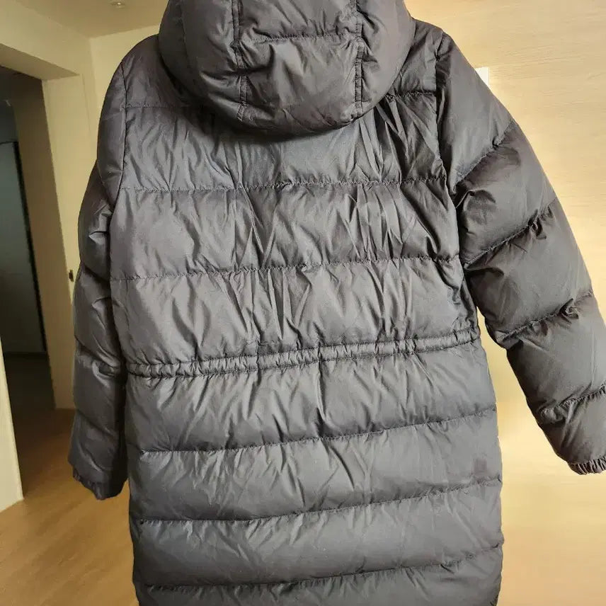 [BUNJANG] Levi's Hooded Long Padded Jacket / 리바이스 후드 롱 패딩 블랙 XS