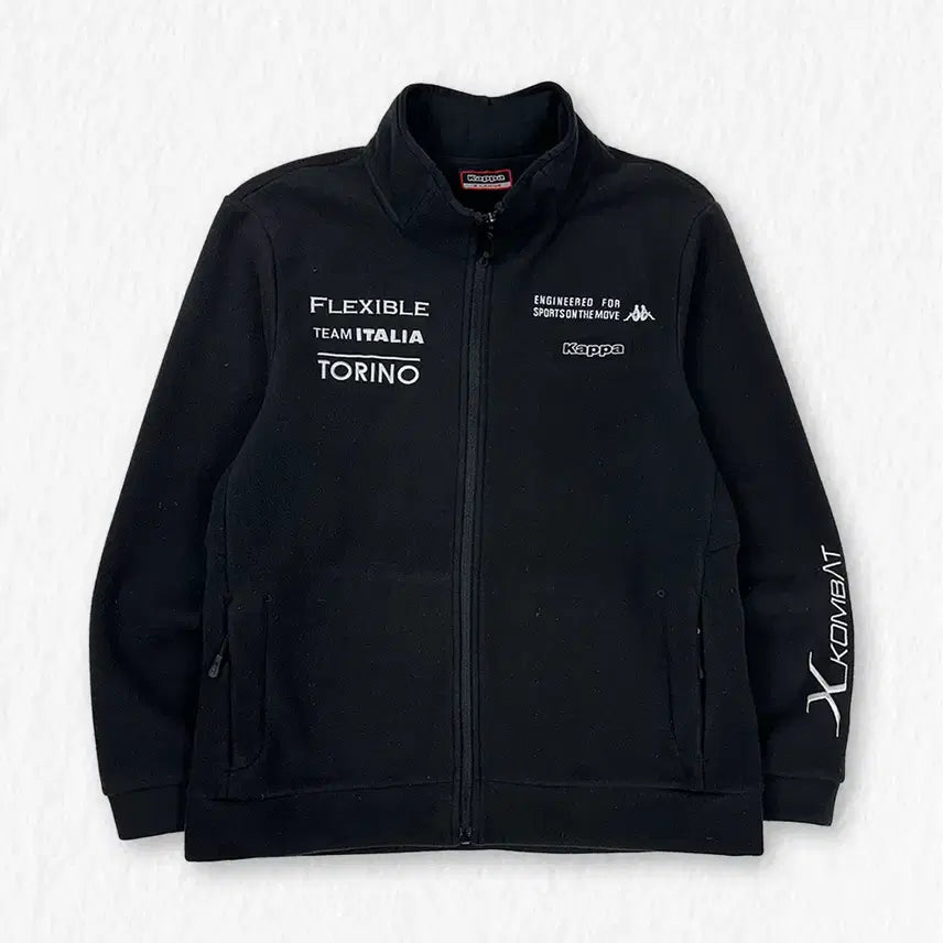 [BUNJANG] Kappa Lettering Fleece Jumper / 카파 레터링 플리스 점퍼