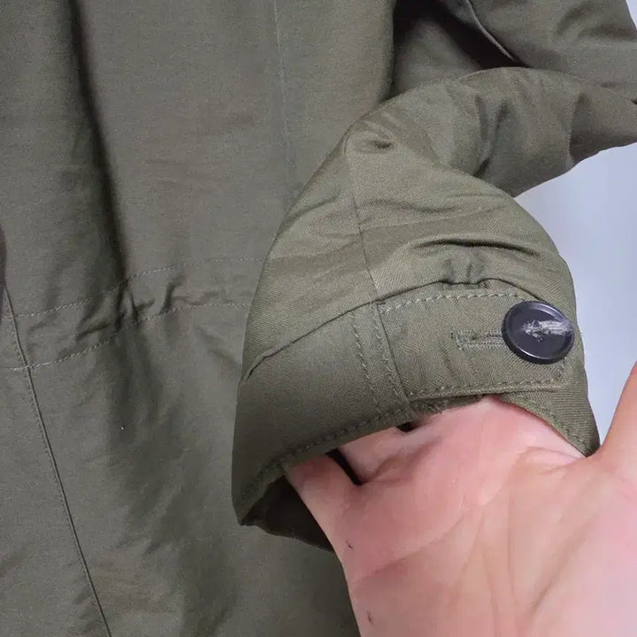 [BUNJANG] BUMPER SPORTS Long Padding Jacket Olive Khaki 100 / BUMPER SPORTS 롱패딩 100 올리브 카키색