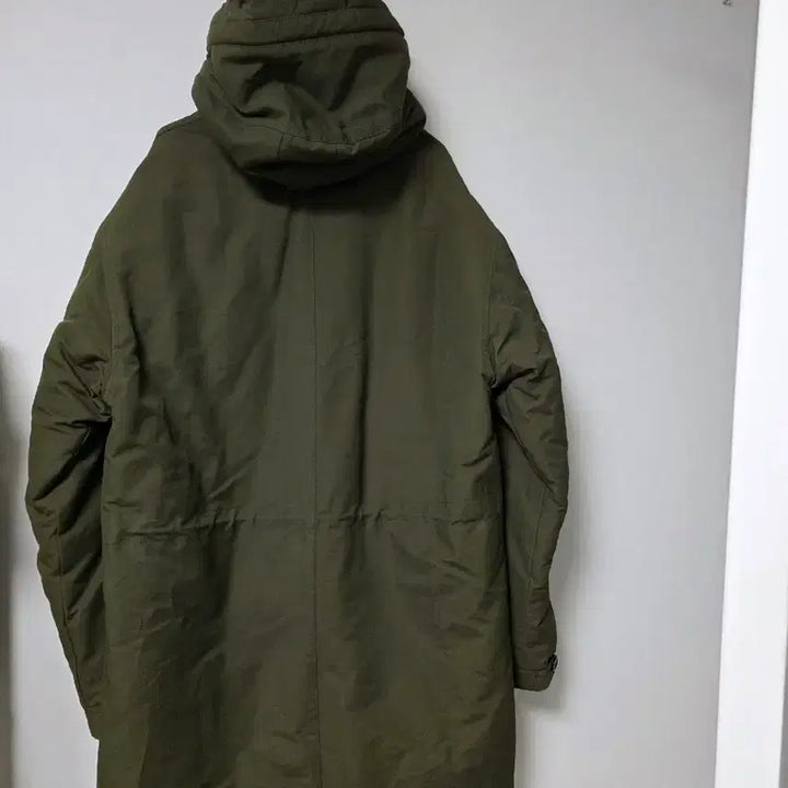 [BUNJANG] BUMPER SPORTS Long Padding Jacket Olive Khaki 100 / BUMPER SPORTS 롱패딩 100 올리브 카키색