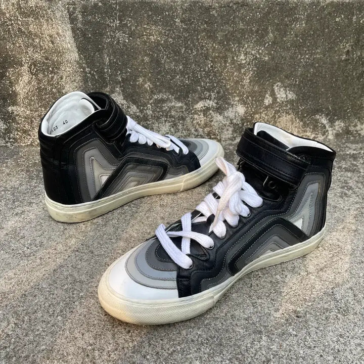 [BUNJANG] Pierre Hardy Hightop Sneakers (Size 255-260) / [40] Pierre Hardy 하이탑 스니커즈 (255~260)