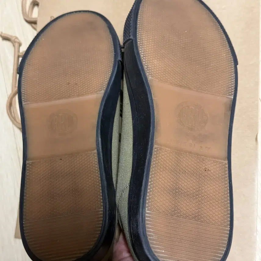 [BUNJANG] RIIZE Canvas Sneakers Olive US10 / [RRL] 캔버스 스니커즈 올리브 US10 사이즈
