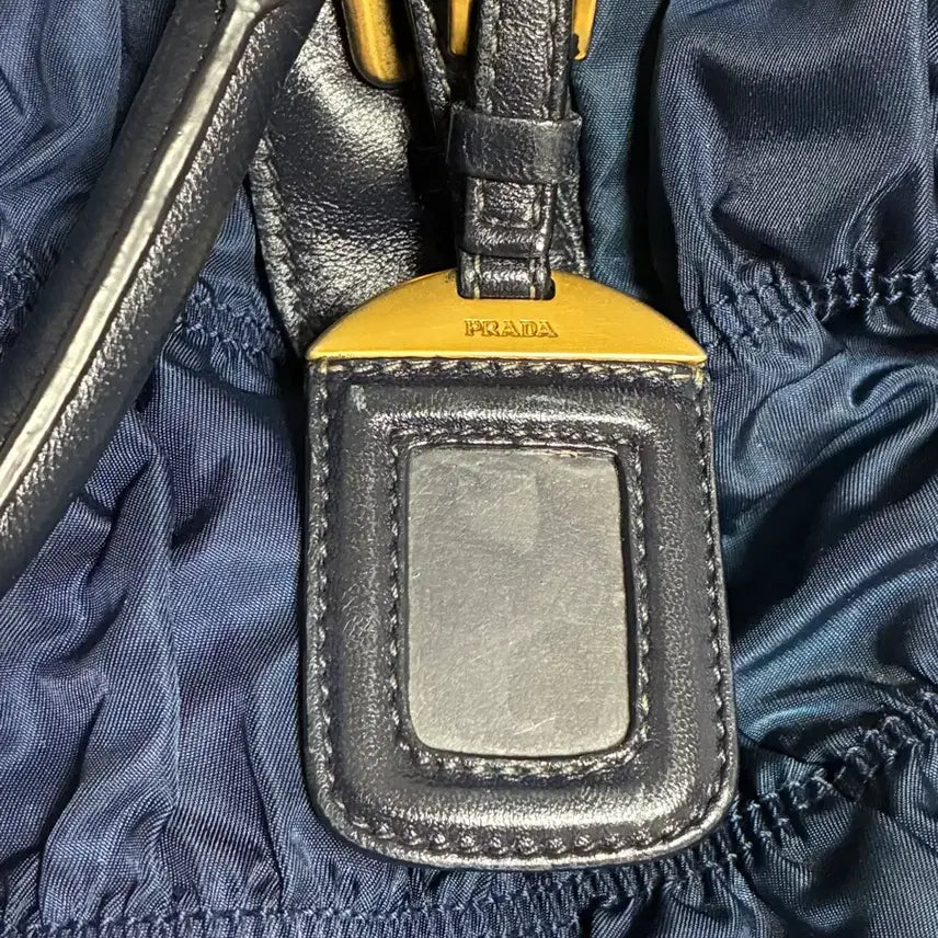 [BUNJANG] Prada Gaufre Shoulder Bag Blue / (정품)프라다 고프레 숄더백 블루