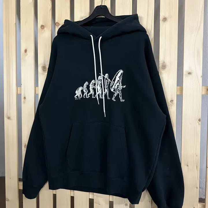 [BUNJANG] Nike Evolution Black Hoodie / (L) 나이키 에볼루션 블랙 후드티