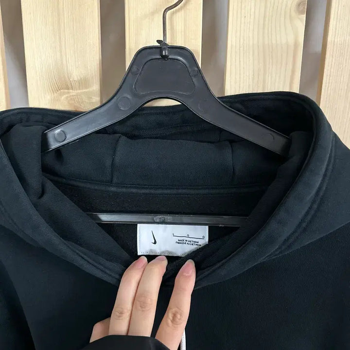 [BUNJANG] Nike Evolution Black Hoodie / (L) 나이키 에볼루션 블랙 후드티