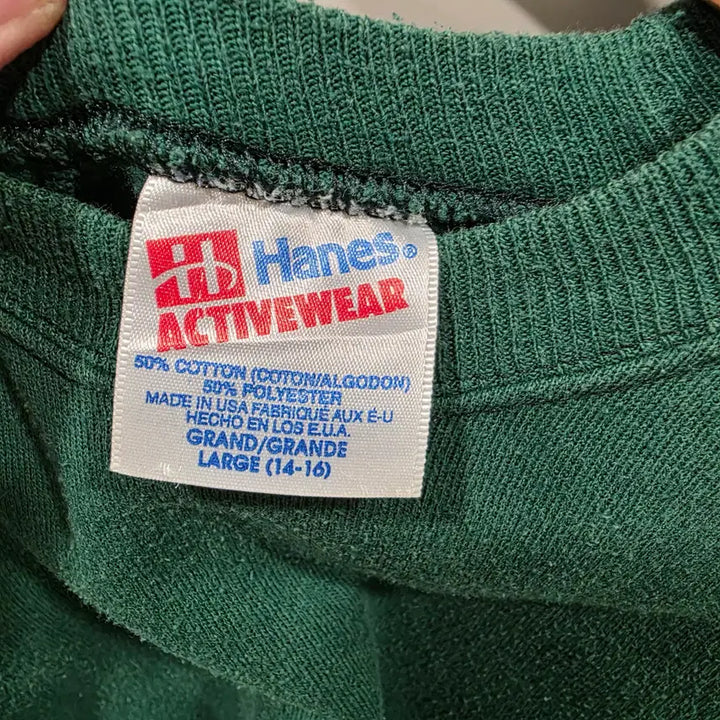 [BUNJANG] Vintage Hanes Sweatshirt / 빈티지 헤인즈 맨투맨 그린
