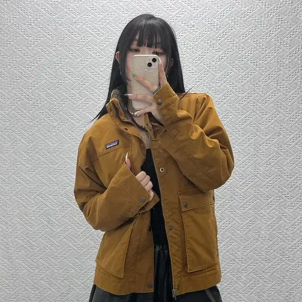 [BUNJANG] Patagonia Maple Trucker Work Jacket S C09358 / 파타고니아 메이플 트러커 양털안감 워크 자켓 S C09358