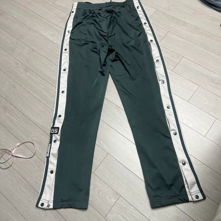 [BUNJANG] Adidas Adibreak Training Pants Green Gray / 아디다스 아디브레이크 트레이닝 팬츠 바지 루즈핏 그린그레이 M-L