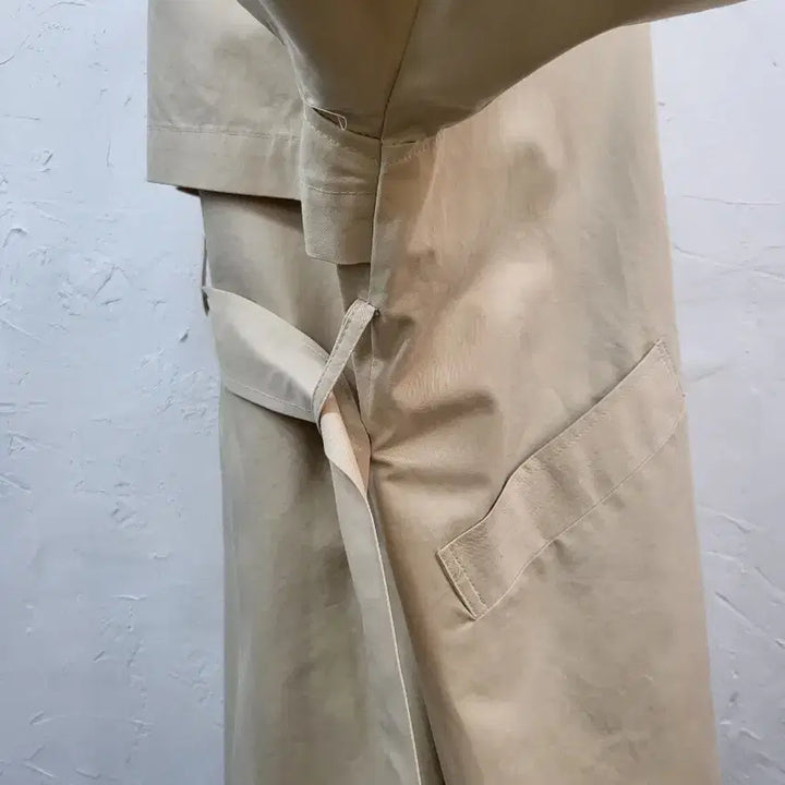 [BUNJANG] Beige Belted Trench Coat / 봄신상 베이지색 벨트 트렌치 코트F