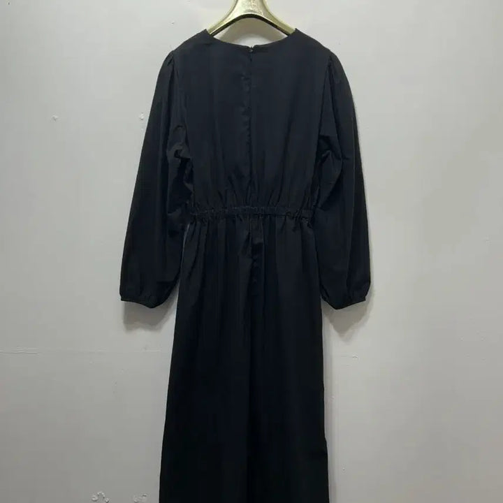 [BUNJANG] Mellow Black Shirring Long Dress / 멜로우 블랙 셔링 롱 원피스 새상품