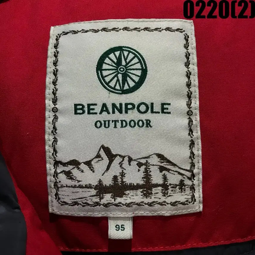 [BUNJANG] Outdoor Red Padded Jacket (M) / 빈폴 아웃도어 빨간색 패딩 점퍼 m