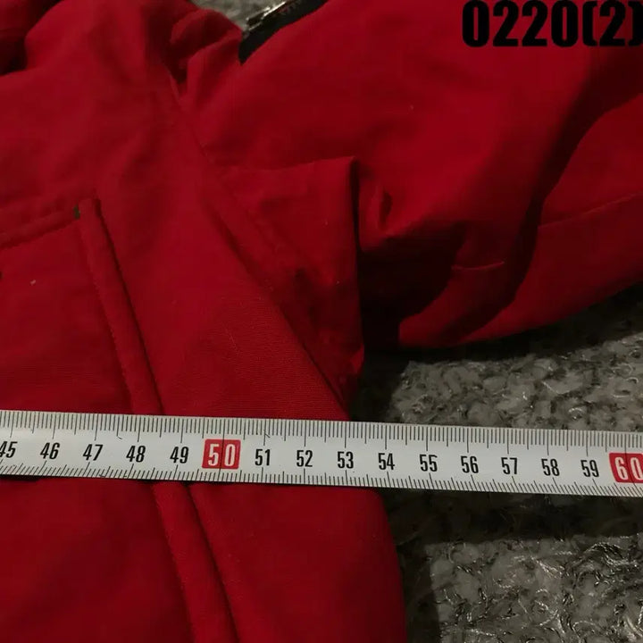 [BUNJANG] Outdoor Red Padded Jacket (M) / 빈폴 아웃도어 빨간색 패딩 점퍼 m