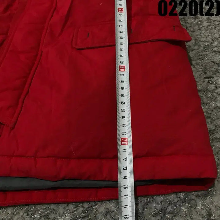 [BUNJANG] Outdoor Red Padded Jacket (M) / 빈폴 아웃도어 빨간색 패딩 점퍼 m