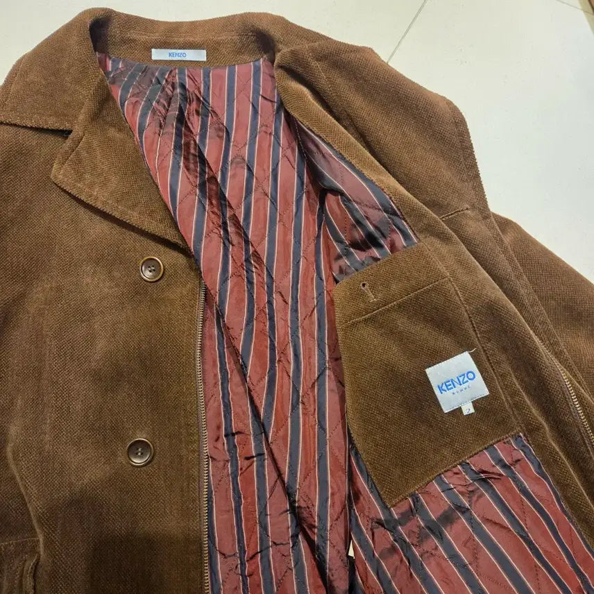 [BUNJANG] Kenzo Corduroy Half Jacket / 겐조 코듀로이 하프자켓