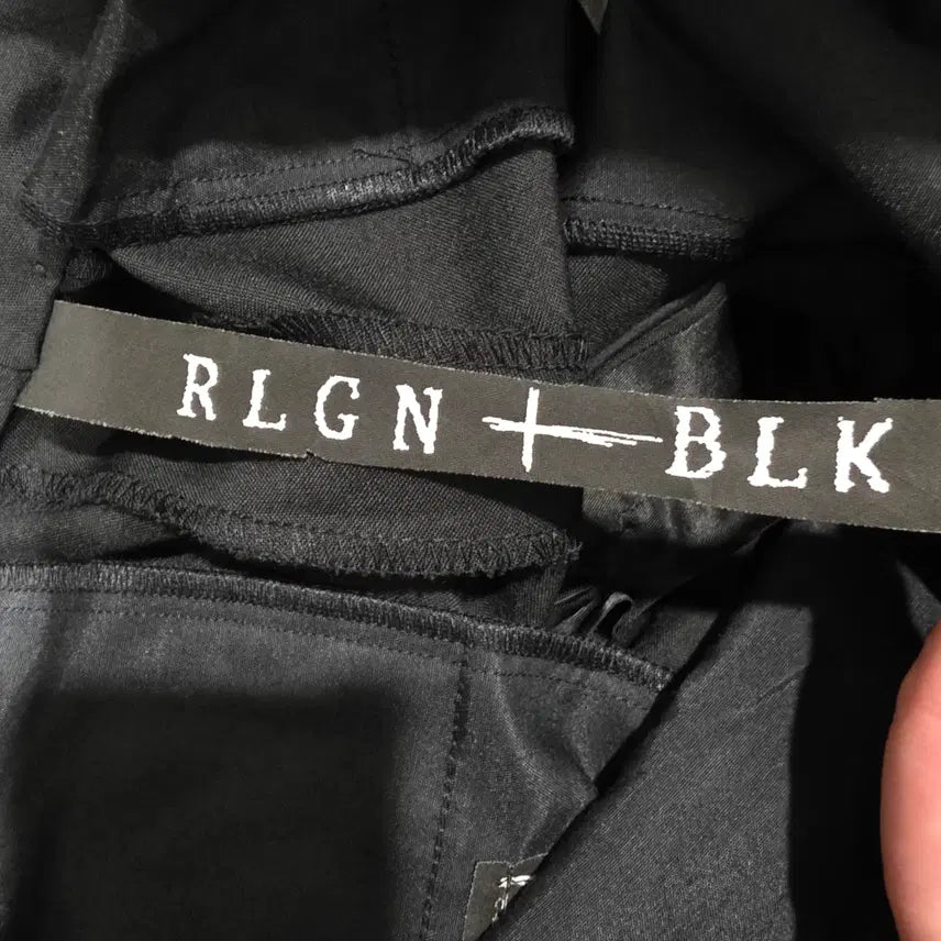 [BUNJANG] RLGN+BLK Black Slacks / 릴리젼 RLGN+BLK 블랙 슬랙스