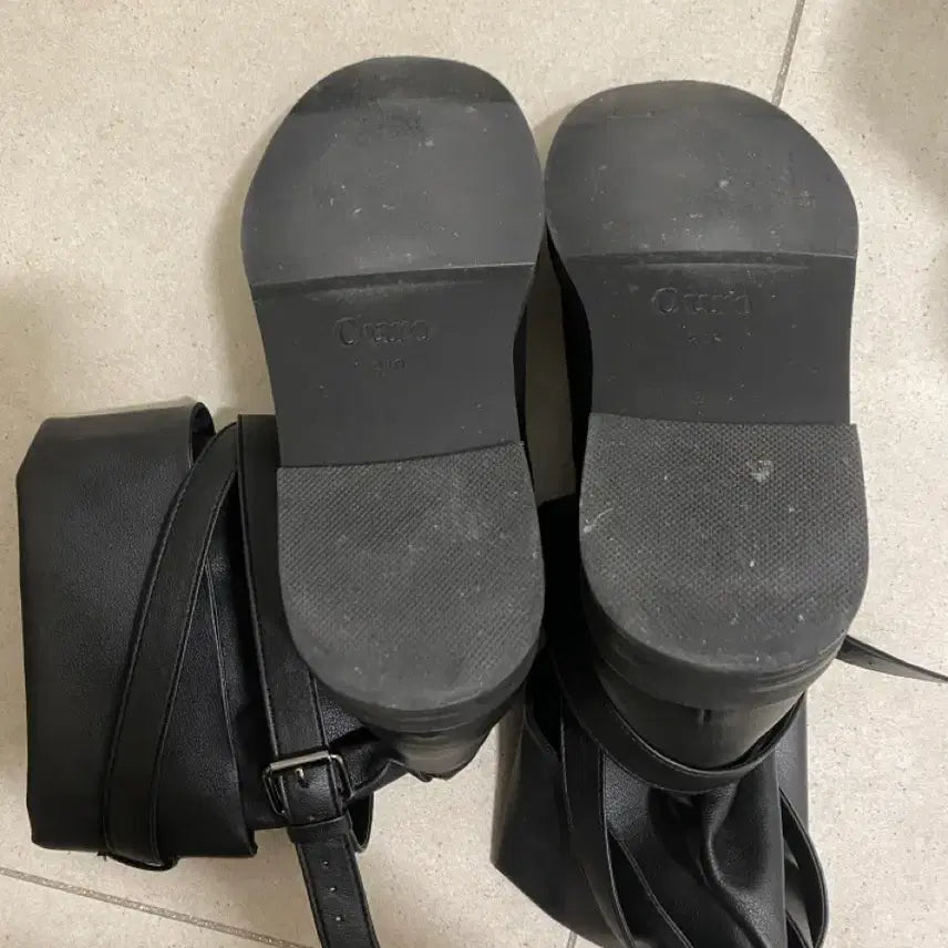 [BUNJANG] AURORA CROSS BELT BOOTS [BLACK] / 아우로 부츠 CROSS BELT BOOTS [ BLACK ]