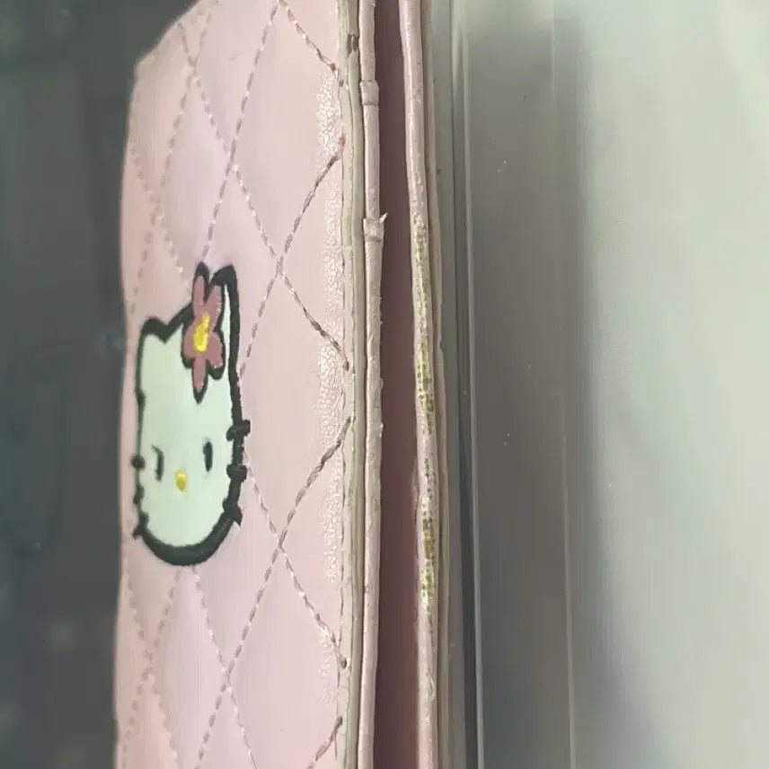 [BUNJANG] Hello Kitty Wallet / 헬로키티 퀄팅 반지갑 키티