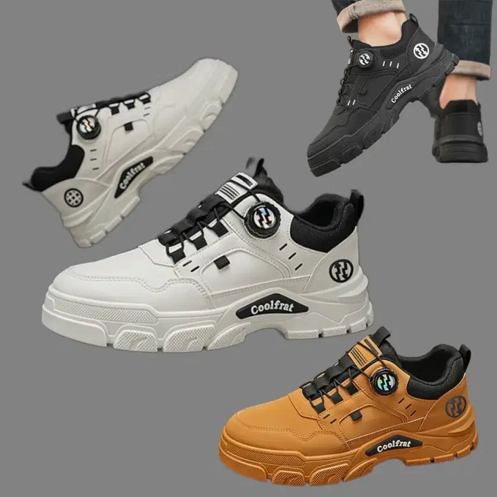 [BUNJANG] Men's 5cm Height Increasing Sneakers / 남자 키높이 다어얼 운동화 5센티 트레킹 스니커즈 작업화