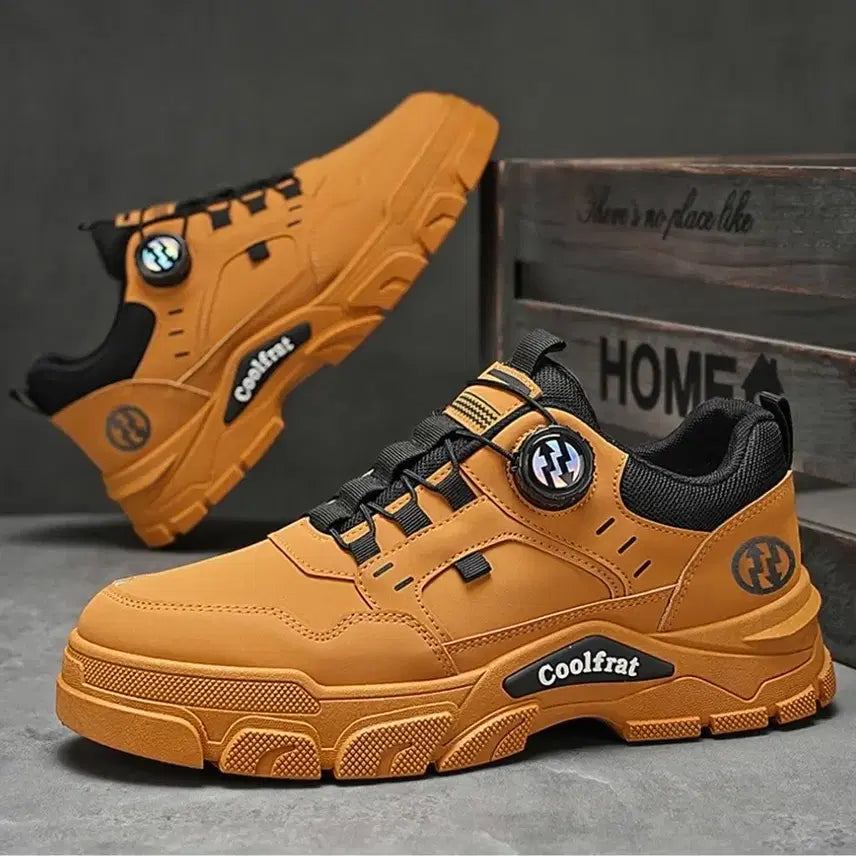 [BUNJANG] Men's 5cm Height Increasing Sneakers / 남자 키높이 다어얼 운동화 5센티 트레킹 스니커즈 작업화
