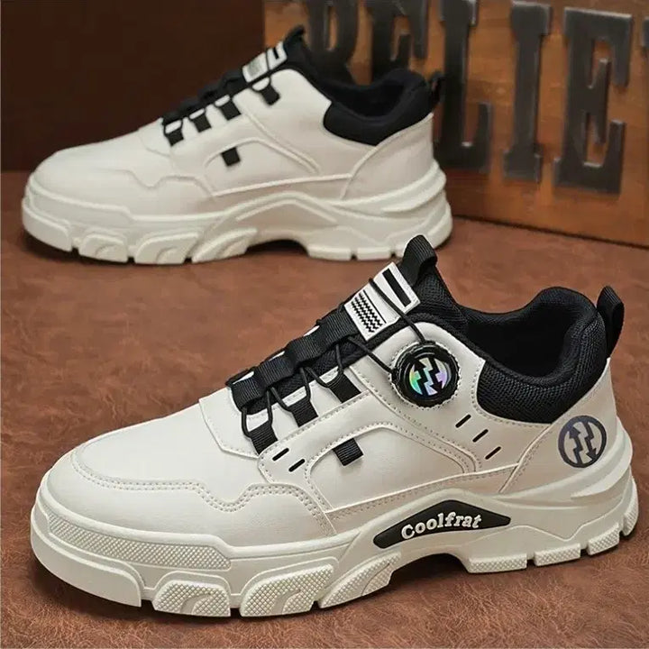 [BUNJANG] Men's 5cm Height Increasing Sneakers / 남자 키높이 다어얼 운동화 5센티 트레킹 스니커즈 작업화