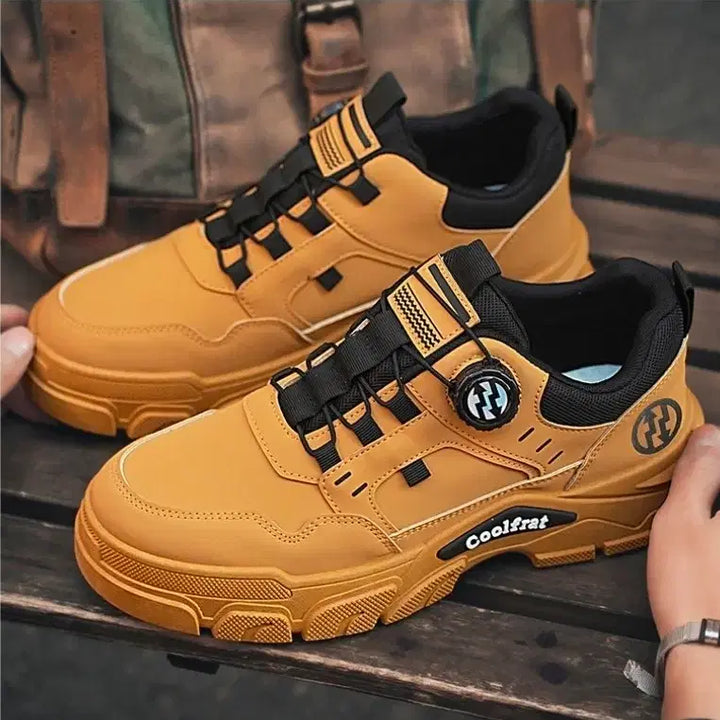 [BUNJANG] Men's 5cm Height Increasing Sneakers / 남자 키높이 다어얼 운동화 5센티 트레킹 스니커즈 작업화