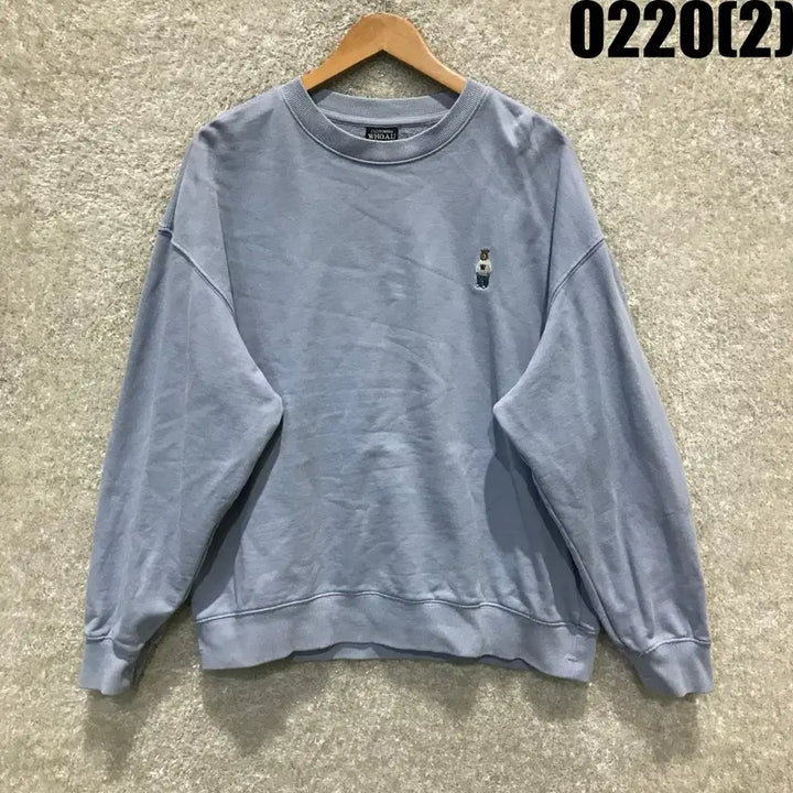 [BUNJANG] WHO.A.U Blue Sweatshirt / WHO.A.U 후아유 블루 맨투맨 티셔츠 xl