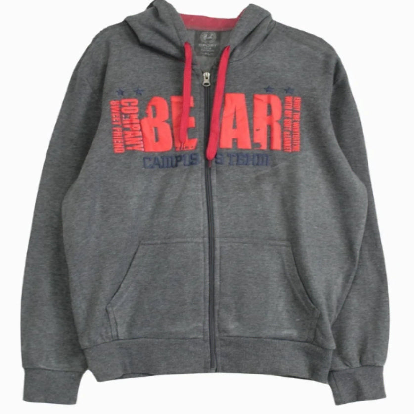 [BUNJANG] SPORT YILIN BEAR Hoodie XL / 남자 SPORT YILIN BEAR 프린팅 후드집업 XL사이즈 팝니다.