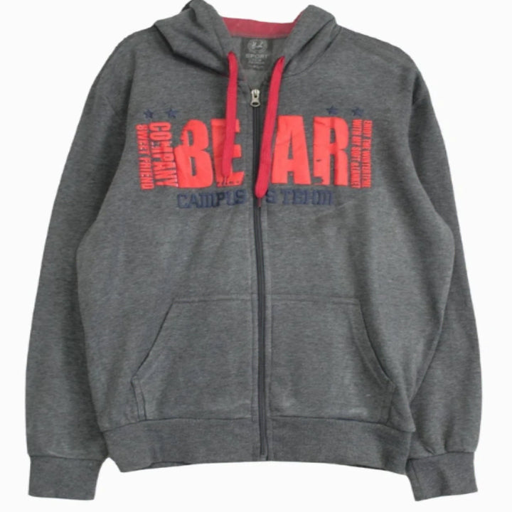 [BUNJANG] SPORT YILIN BEAR Hoodie XL / 남자 SPORT YILIN BEAR 프린팅 후드집업 XL사이즈 팝니다.