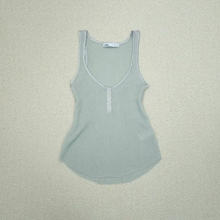 [BUNJANG] ZARA Button Sleeveless Top / (XS)여성 나시 ZARA 버튼 슬리브리스 탑 민소매