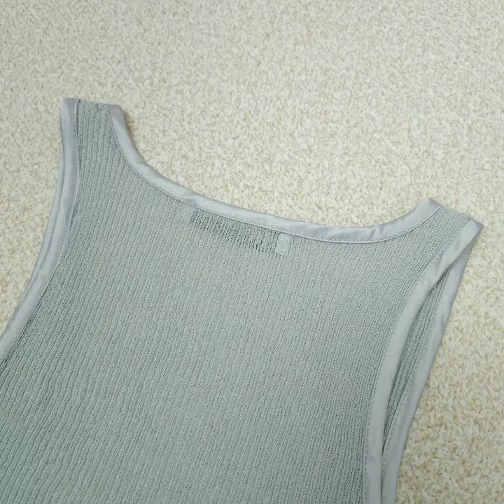 [BUNJANG] ZARA Button Sleeveless Top / (XS)여성 나시 ZARA 버튼 슬리브리스 탑 민소매